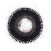 13 inch Nylon Floor Scrubbing Brush w/ Plastic Block & Clutch Plate - Bottom