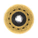 17 inch Marble Polishing Brush - White Tampico - Bottom