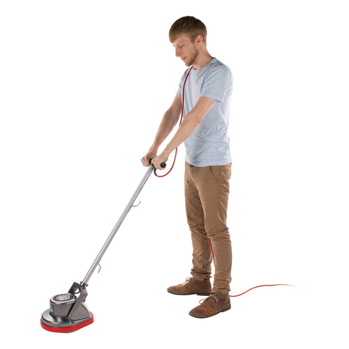 Oreck Floor Buffer Scrubber - in use Thumbnail