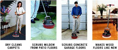 Oreck Floor Buffer Scrubber - features Thumbnail
