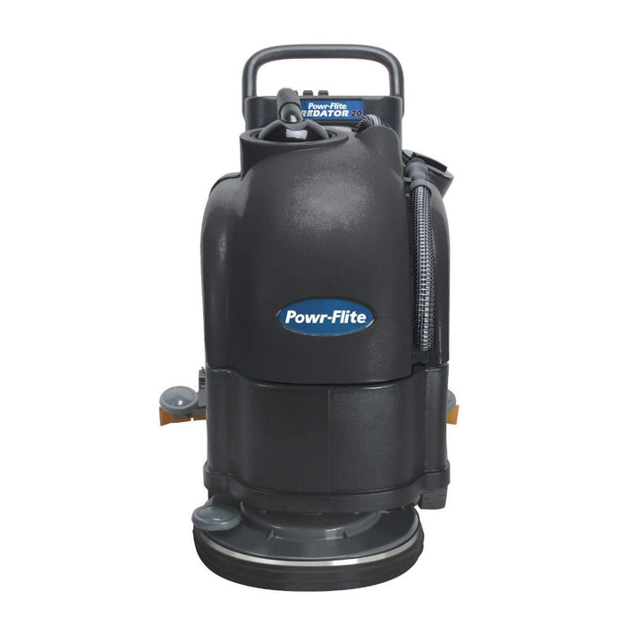 Powr-Flite® Predator 20" Battery Powered Walk Behind Auto Scrubber - Front