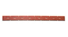 Red Latex Front Recovery Squeegee (#MPVR05917) for the IPC Eagle CT15 Auto Scrubber