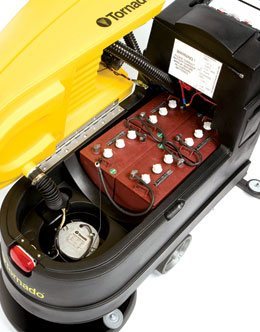 The Battery Compartment is Easily Accessible for Maintenance
