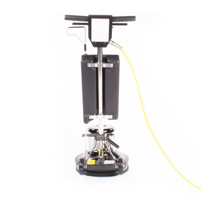 Carpet Scrub Machine with Shampoo Tank Rear View