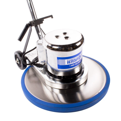 Carpet Traffic Lane Scrubbing Machine Close Up Thumbnail