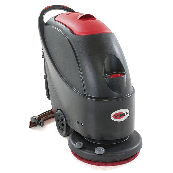 Viper 17" Electric Automatic Floor Scrubber w/ 65' Power Cord & Brush