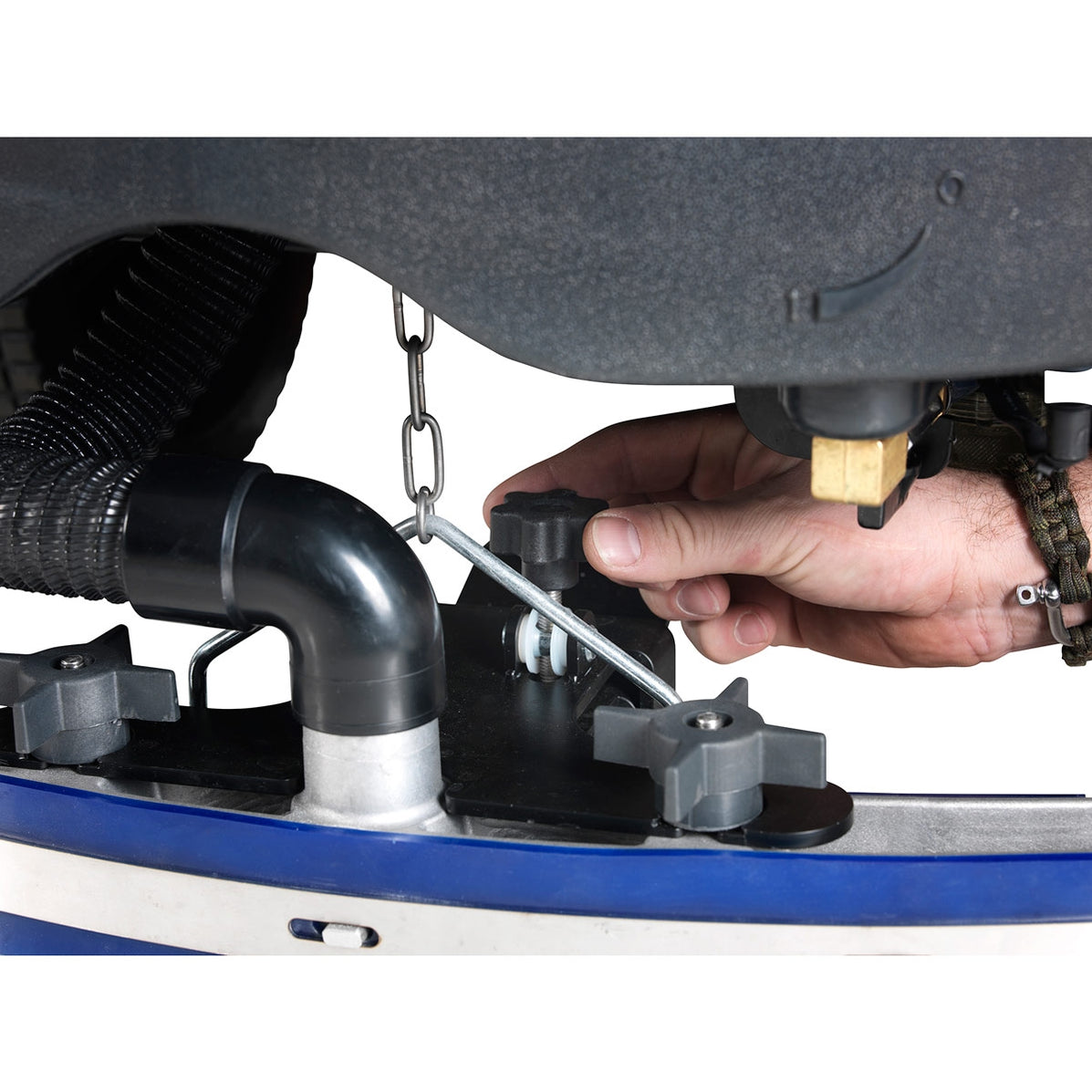 Viper 28" Ride On Automatic Floor Scrubber w/ Pad Drivers & Brushes (32