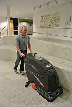 Viper Fang Automatic Floor Scrubber In Action Thumbnail