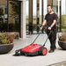 Viper 28" Manual Push Sweeper In use