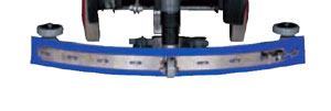 Front Blue Squeegee for Viper Fang 28T in use Thumbnail