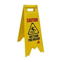 Yellow 2-Sided Wet Floor Sign